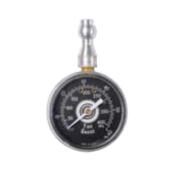 Dial Gauge Straight-On, 0 - 60 psi, USA BOWES TG 11915