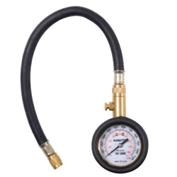 Dial Gauge Straight-On with 14" Hose, 0 - 160 psi, Imported BOWES TG 11917