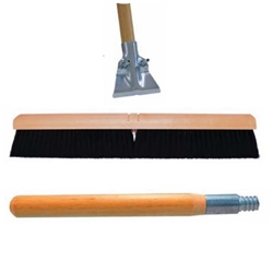 No. 11A Line Floor Brush 24" Wide with 60" Handle Wing Handle Brace