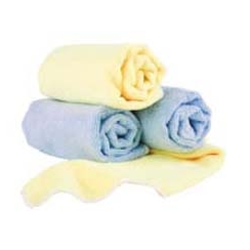 Microfiber Cloths 16"x 16" Yellow or Blue BOWES SS 37765