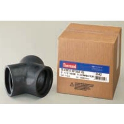 2-1/2"  Exhaust Hose Rubber Adpater Y-Connector