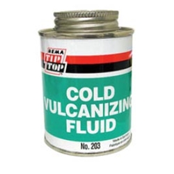 Rema Tip Top 203 Cold Vulcanizing Fluid with Brush Top 8 oz can