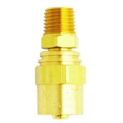 Milton 615 Re-usable Brass Hose Fitting Male 1/4" x 9/16"
