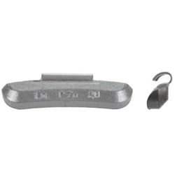 PZU Type Zinc Clip-on Wheel Weight Uncoated 1.75oz Box of 25