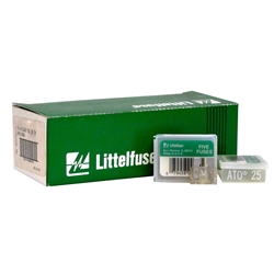 Littelfuse ATO 25 Box of 100 25amp Fast-Acting Automotive Blade Fuse
