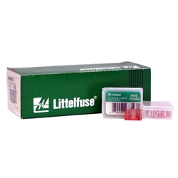 Littelfuse ATO 4 Box of 100 4amp Fast-Acting Automotive Blade Fuse