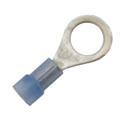 1/4" Ring Terminal Blue Nylon (16-14) TMR STNB14 Bag of 100