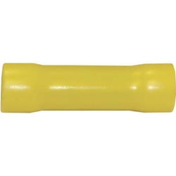 Yellow Vinyl Terminal Butt Connector (10-12) TMR BC10 Bag of 100