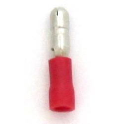 Terminal Bullets Nylon Male Red (22-18) Bag of 100