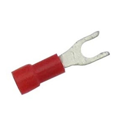 Terminal Spade #8 Red Vinyl Insulated (22-18) Bag of 100