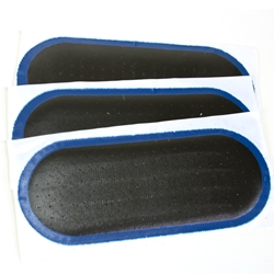 2-3/8" x 5-3/4" Large Oval Euro Style Tube Repair Patch Pack of 20
