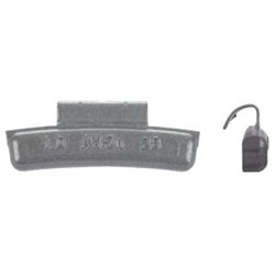 AWZ Type Zinc Clip-on Wheel Weight Coated 1oz Box of 25