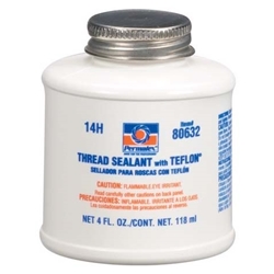 Permatex 80632 #14 Thread Sealant with Teflon 4 oz. Bottle