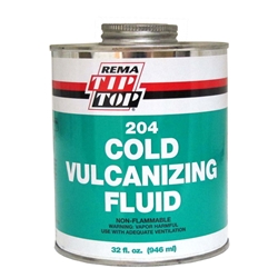 Rema Tip Top 204 Cold Vulcanizing Fluid with Brush Top 32 oz Can