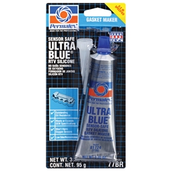 Permatex 81724 Ultra Blue RTV Silicone Gasket Maker 3.35 oz. tube