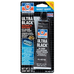 Permatex 82180 Ultra Black RTV Silicone Gasket Maker 3.35 oz. tube