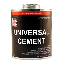 Tire Repair Liquid Universal Cement Quart can