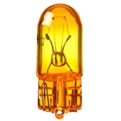 CEC Miniature Bulb 194A Amber Painted T3 1/4 WEDGE 14V .27A  Box of 10
